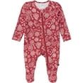 thumbnail image 3 of Modern Moments by Gerber Gender Neutral Sleep ´N Play Christmas Pajamas, 2-Pack, Sizes Newborn - 6/9 Months, 3 of 9