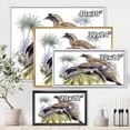 thumbnail image 4 of Designart 'Ancient Australian Birds XIV' Traditional Framed Canvas Wall Art Print, 4 of 5