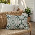 thumbnail image 6 of Creative Products Faded Gray Green Medallions 14x20 Indoor / Outdoor Pillow, 6 of 9