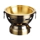 thumbnail image 1 of Olla caliente Shabu de acero inoxidable, utensilios de cocina, olla pequeña para una sola persona con bronce oro, 1 of 9
