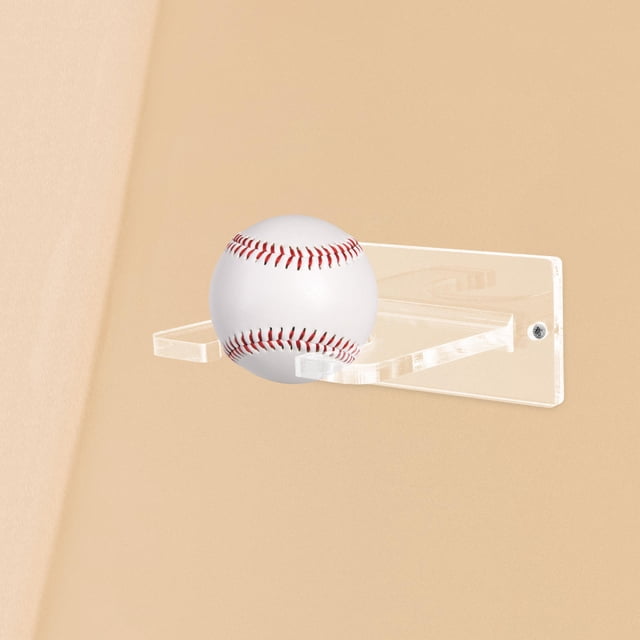 unbranded Support de Batte de Baseball en Acrylique Mural Support de Rangement Transparent Durable et Gain de Place