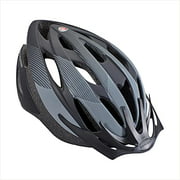 Schwinn Thrasher Bike Helmet, Lightweight Microshell Design, Lighted, Adult, Carbon