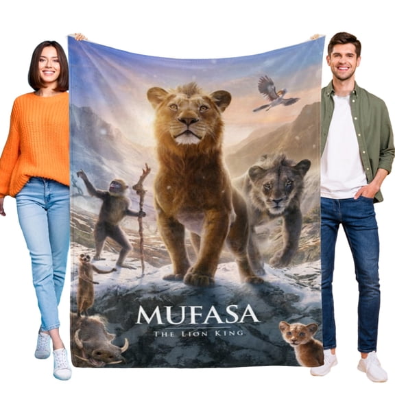 The Lion King Throw Blanket Gifts for Fans Lover Girls Boys Women Present Hoodie Him Bed 40"x50"