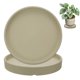 thumbnail image 1 of Uxcell 2-Pack Bandejas de Cerámica para Plantas, Bandejas de Goteo para Macetas de 5.3 Pulgadas ID, Bandeja de Goteo para Macetas [5.9 Pulgadas OD, Gris Oscuro], 1 of 6