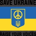 thumbnail image 3 of CafePress - Save Ukraine Raise Your Voices Dark T Shirt - Men's Classic Graphic Cotton T-Shirt, 3 of 4