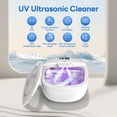 thumbnail image 2 of Ultrasonic Retainer Cleaner Machine, 45kHz Dental Cleaning Pod for Denture, Aligner, Nightguard, Mouth Guard, Toothbrush, Jewelry, with Digital Timer, 200ML & 4 Modes for All Dental Appliances, 2 of 12
