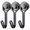 3pcs-D16-black, variant on 3/6/12/20Pcs Black Magnetic Hooks Cruis Heavy Duty Magnetic Hangers, Extra Strong Magnets with Hook for Hanging, Resistant Base