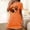 Orange, variant on Zorckvet Womens Nightgowns Soft Night Shirts Sleep Shirts Loose Short Sleeve Womens Cute Print Sleepshirt