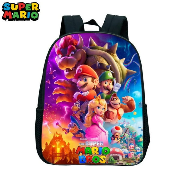 Mochila escolar de Super Mario Bros para ninos Mochila pequena bonita de 12 pulgadas para ninos y ninas bolsas para bebes en edad preescolar qym unisex Bodega Aurrera en linea