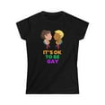 thumbnail image 3 of It's OK to Be Gay LGBTQ Flag Lesbian Gay Pride Month LGBT Shirts for Women, 3 of 8