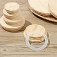 thumbnail image 3 of NUZYZ Lid Eco-Friendly Leak-Proof Wood Coffee Mug Cover Lid for Ceramic Cup, 3 of 4