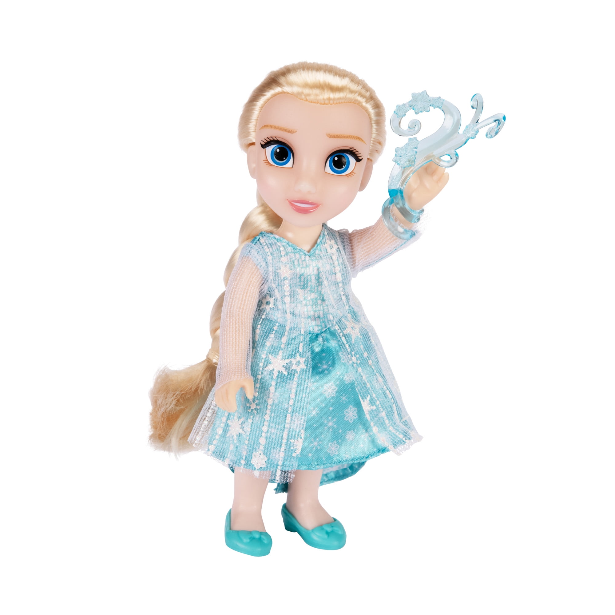 Disneys Frozen Ice and Snow 6 inch Elsa Petite Doll Set with Two Dress and Accessories  (图5)