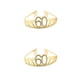 thumbnail image 1 of Qarigey Diadema para fiesta de cumpleaños, adorno de ropa, suministros para fiestas, tocado brillante para chicas jóvenes, número de Dorado(60) 2piezas, 1 of 6