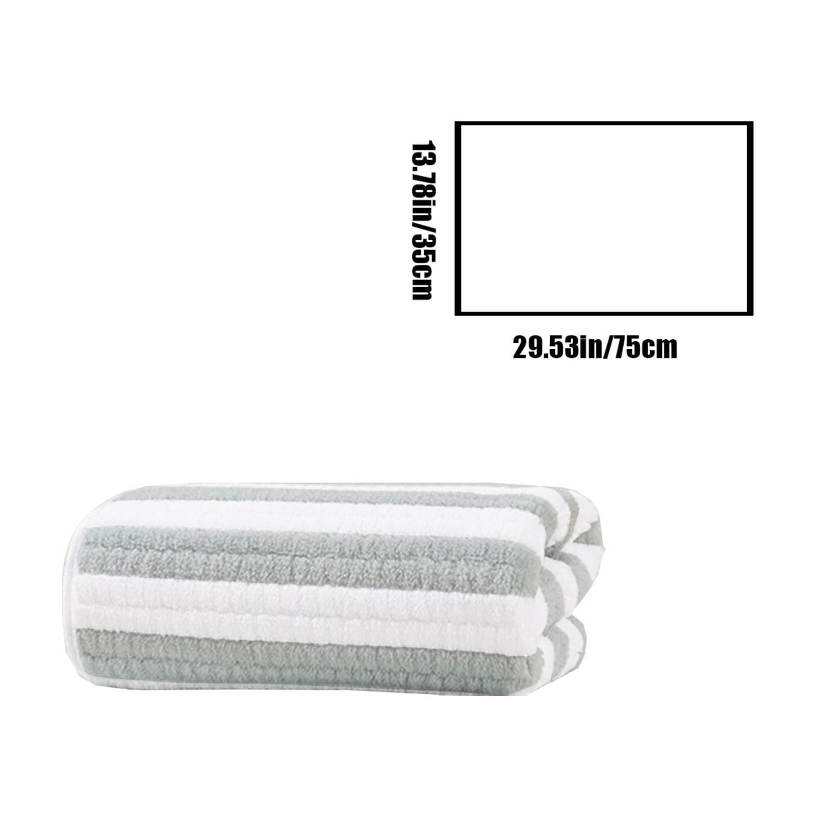 Face Towels Set Soft Absorbent Quick Dry Stripe Washcloth Plush Durable Gentle Skin Friendly, High Absorbency Easy Care Multipurpose, for Bathroom Home Travel Gym Spa for Adults Women Men