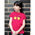 thumbnail image 2 of Never Look Back Lemon Bicycle T-Shirt Juniors -Image by Shutterstock,  Large, 2 of 4