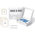 thumbnail image 4 of HAUS AND HUES Collage Frames For Wall - Set of 5 Photo Gallery Frames, Picture Frames Collage Wall Decor, Assorted Photo Frame Set, Stair Picture Frame Set Wood, (Two 8x10, Three 12x16 Beige), 4 of 6