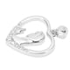 thumbnail image 4 of Colgante de plata de ley 925 con forma de corazón sagrado, colgante de joyería artesanal de alto brillo y peso ligero para hacer collar, regalo, 4 of 5