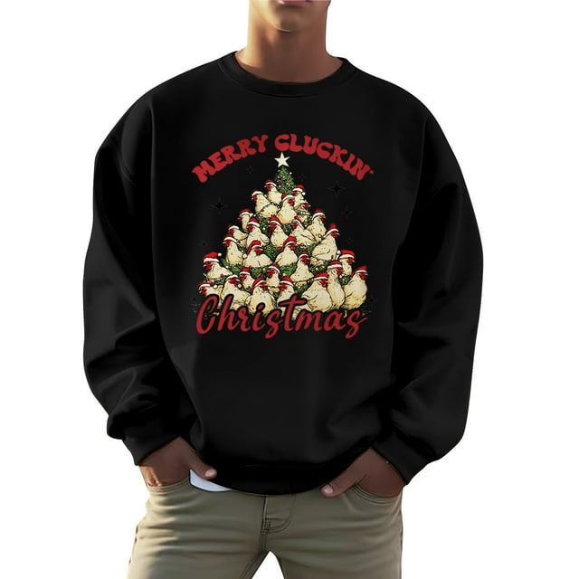 Chandail à Capuche Sans Capuche pour Hommes Chandail Décontracté Logo Imprimé Automne Hiver Mode Confortable Mode Urbaine