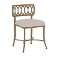 thumbnail image 4 of Hillsdale Canal Street Vanity Stool in Gold Bronze, 4 of 10