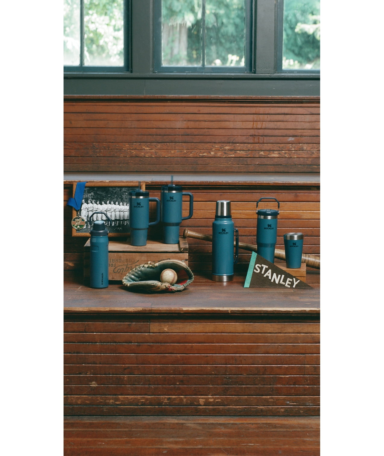 STANLEY, Tumbler, 30oz, Hammertone Lake Stainless Steel - Walmart.com
