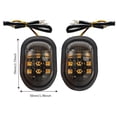 thumbnail image 4 of Un par de luces de giro 9LED luz de señal de giro ligera para bicicletas Streetbikes, 4 of 4