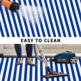 thumbnail image 5 of Navy Blue Stripe Outdoor Rug for Patio/Deck/Porch, Non-Slip Large Area Rug 4 x 6 Ft, Modern White Vertical Striped Geometric Indoor Outdoor Rugs Washable Area Rugs, Camping Rug Carpet Runner, 5 of 8