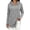 #03 Gray 【Mix, Match & Rotate: Stock Up on Daily Colors】, variant on Women's Loose Fit Hooded Drawstring Long Sleeve Pocket Solid Color Top Blouse Casual Comfortable Cozy Fashion Trendy Outfits Daily | CSEONE,Army Green L