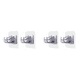thumbnail image 1 of 2 Uds Ganchos Abrazadera para Barra Cortina Gancho Pared Impermeable Sin Perforaciones para Muebles (A), 1 of 5