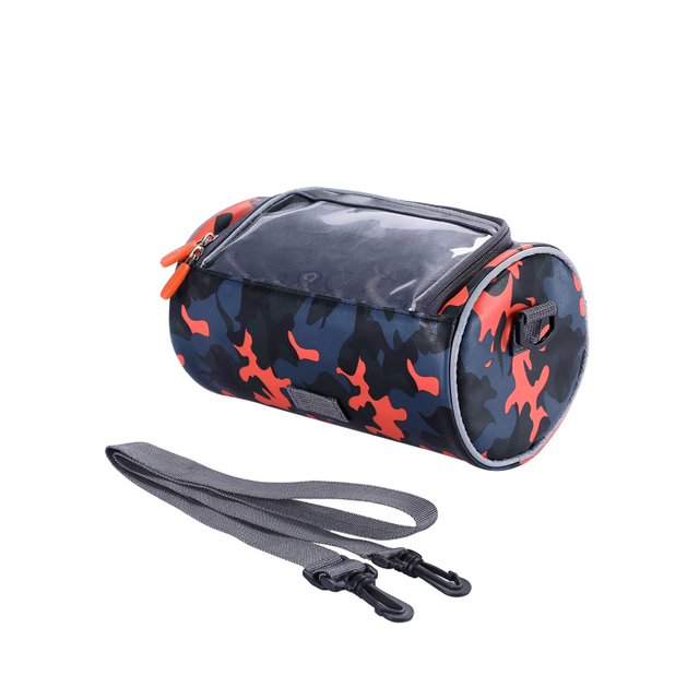 Soidarity Bolsa para manillar de bicicleta, bicicletas de montaña, ciclismo de carretera, pantalla táctil, soporte para teléfono móvil, billetera para Ciclismo Naranja Soidarity OD027066-03