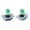 Green, variant on HannLk 2pcs 0 Delay Encoders Joystick Set Compact Designs for PC Gaming
