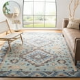 thumbnail image 2 of SAFAVIEH Aspen Briella Floral Wool Area Rug, Blue/Beige, 9' x 9' Square, 2 of 5