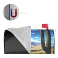 thumbnail image 2 of Yiaed Western Desert Cactus Print Mailbox Covers, Magnetic Mailbox Cover, Mail Box Covers for Garden Outdoor Decor Box Covers-21x18 in, 2 of 8