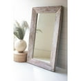 thumbnail image 3 of Kalalou Inc Recycled Wood - Tapper Mirror - Whitewash, 3 of 3