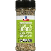 McCormick Seasoning, Garlic, Herb and Black Pepper and Sea Salt, 4.37 oz Bottle