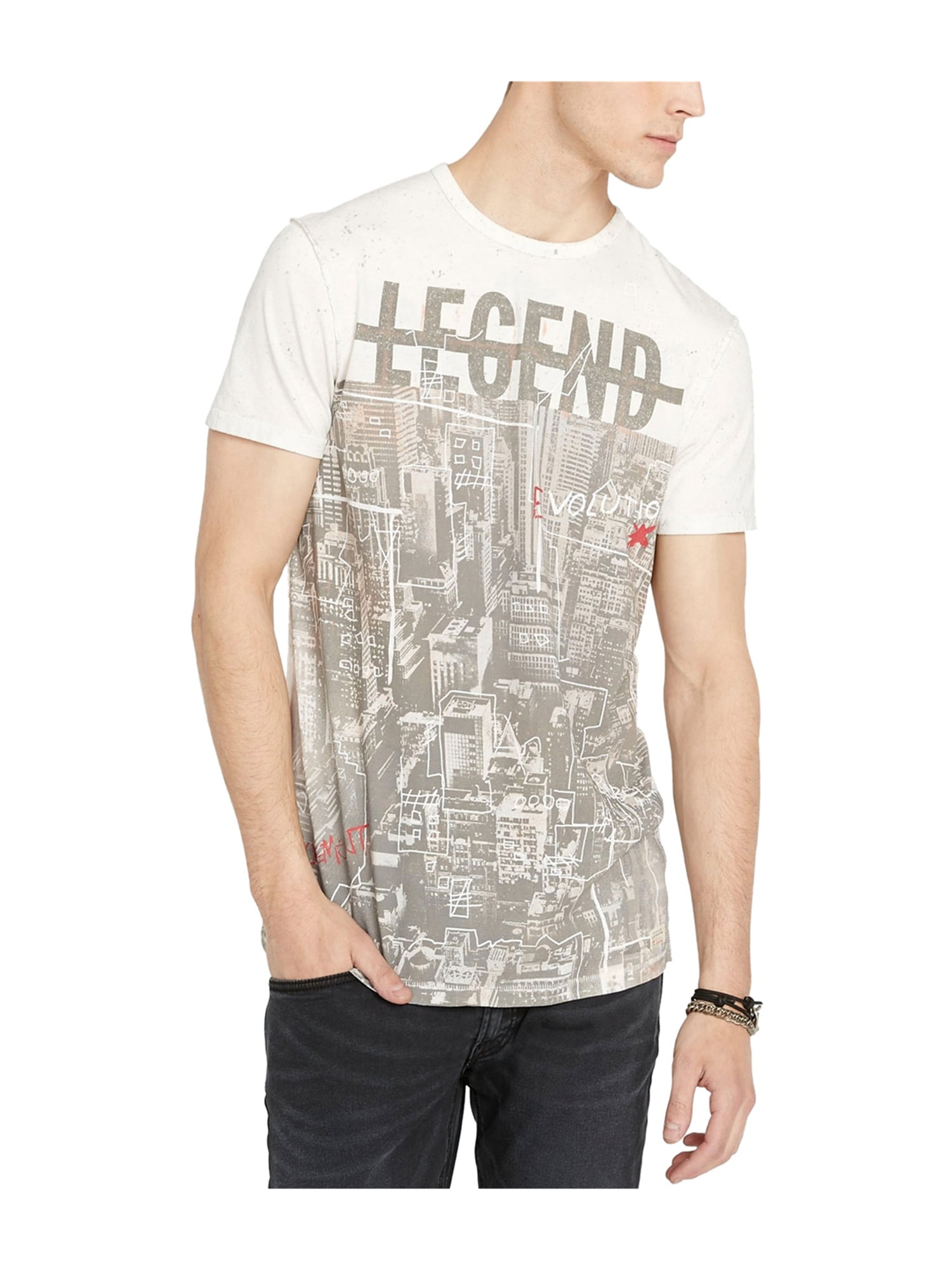 buffalo david bitton white t shirts