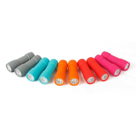 Ozark Trail 10-Pack, 9-LED Mini Flashlight for Camping