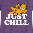 thumbnail image 3 of Garfield - Just Chill - Toddler And Youth Girls Short Sleeve Graphic T-Shirt, 3 of 5
