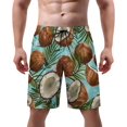 thumbnail image 1 of NICKSUN Men's Swim Trunks, Cute Print Quick Dry Summer Board Beach Shorts with Mesh Lining and Pockets, 1 of 6