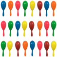 thumbnail image 3 of HLONK Guasslee Maracas en Plastique Cadeaux de Fête Rouge 24 Pcs, 3 of 8