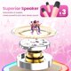 thumbnail image 2 of Máquina de Karaoke Mini Peski con 3 Micrófonos Inalámbricos, Rosa, 2 of 7