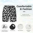 thumbnail image 4 of Kdxio Similar To Leopard Print Print Men'S Swim Trunks With Compression Liner 7 Inch Inseam Quick Dry Swim Shorts, 4 of 7