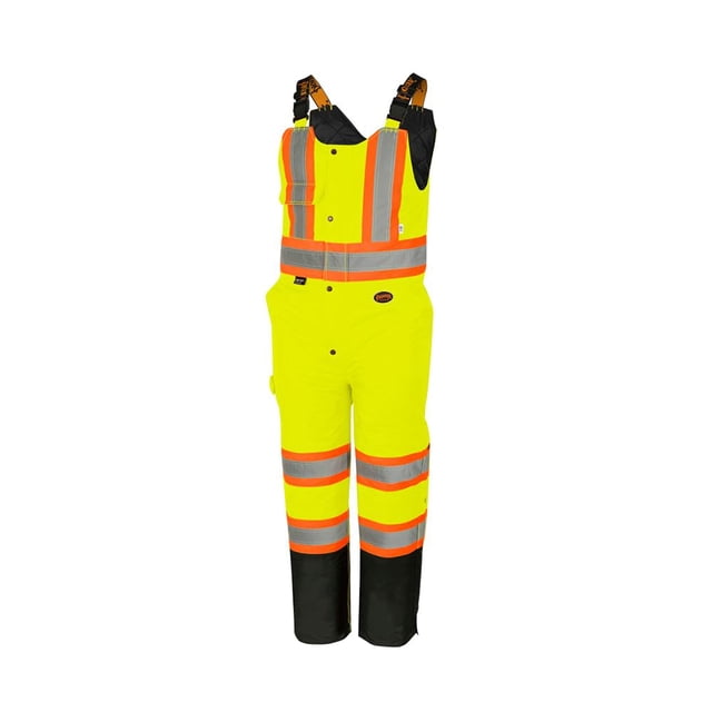 Pantalones impermeables con peto Pioneer Hi Vis para hombre y mujer
