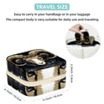 thumbnail image 5 of Aries Travel Portable Square Jewelry Display and Decorative Box with Bracelet Holder - Ideal for Rings, Earrings, Necklaces, Bracelets, and More - Suitable for Girls and Women, 5 of 6