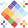 thumbnail image 1 of LEEYNEER 450Pcs Small Craft Mirrors Assorted Color Mini Mirror Craft Projects, 1 of 6
