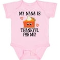 thumbnail image 3 of Inktastic Thanksgiving Nana Thankful for Me Boys or Girls Baby Bodysuit, 3 of 5