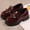 Red, variant on Girls Dress Shoes, Platform Sole Casual Non Slip Pull On Kids School Uniform Shoes Black Size 6.5(Toddler)