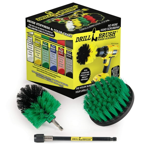 Drill Brush Kitchen Accessories - Kitchen Cleaning Extension Kit - Kitchen Sink Hard Water Remover - Kitchen Cleaning Supplies - Oven Scrubber Brush Set - Countertop Cleaning Brush - Household Brush
