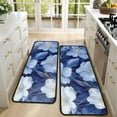 thumbnail image 4 of Kitchen Rugs Sets Of 2,Pioneer Flower Floral Print Pattern Anti Fatigue Kitchen Mat Rugs Non Slip Washable,Decorative Kitchen Floor Mats for Kitchen,Sink,Laundry,17"x47"+17"x47", 4 of 5