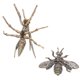 thumbnail image 2 of 2 adornos de escritorio vintage de latón con forma de avispa y abeja, estatuas únicas de animales de latón, figuras de abejas realistas para oficina, sala de estar y estudio., 2 of 6