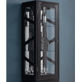 thumbnail image 5 of Elegant Mirror Curio 2 Clear Glass Shelves Floating Effect, LED Display Cabinet, 5 of 6